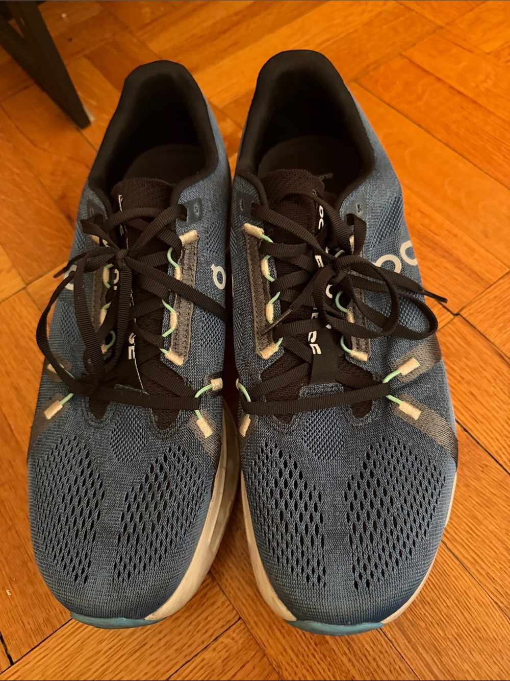 On Running Men's Athletic Shoes - Blue with Black Accents